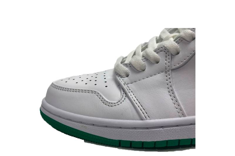 Air Jordan 1 Low White Lucky Green Black​