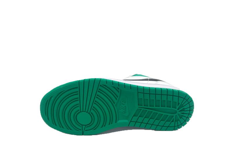Air Jordan 1 Low White Lucky Green Black​