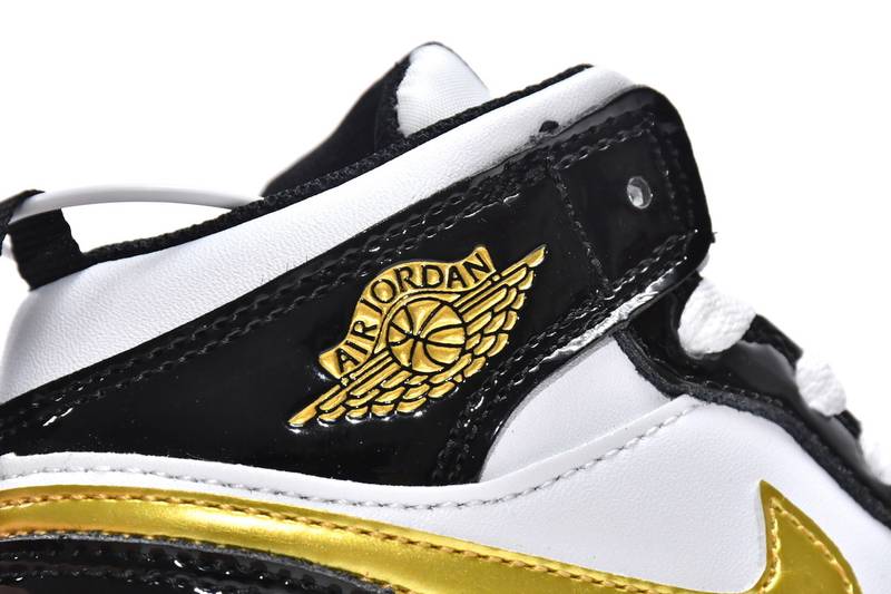 Air Jordan 1 Mid PS Black Gold（Kids）