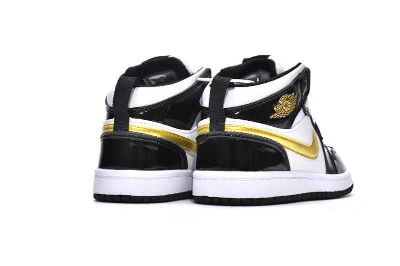 Air Jordan 1 Mid PS Black Gold（Kids）