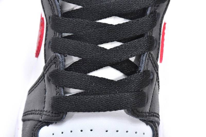 Air Jordan 1 Mid PS Black Gym Red(Kids)