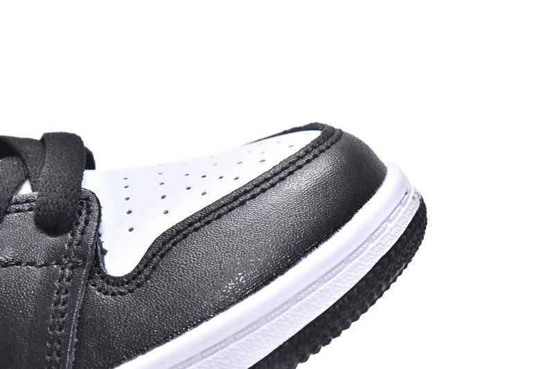 Air Jordan 1 Mid PS Black Gym Red(Kids)