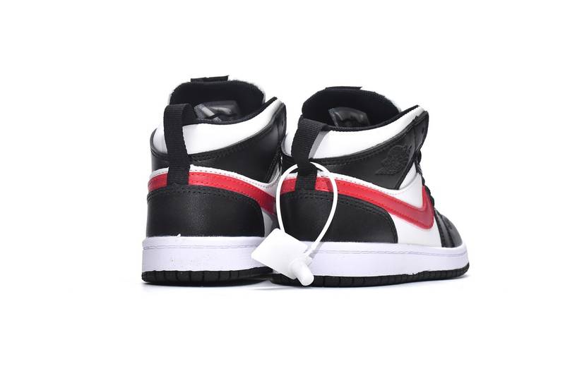 Air Jordan 1 Mid PS Black Gym Red(Kids)