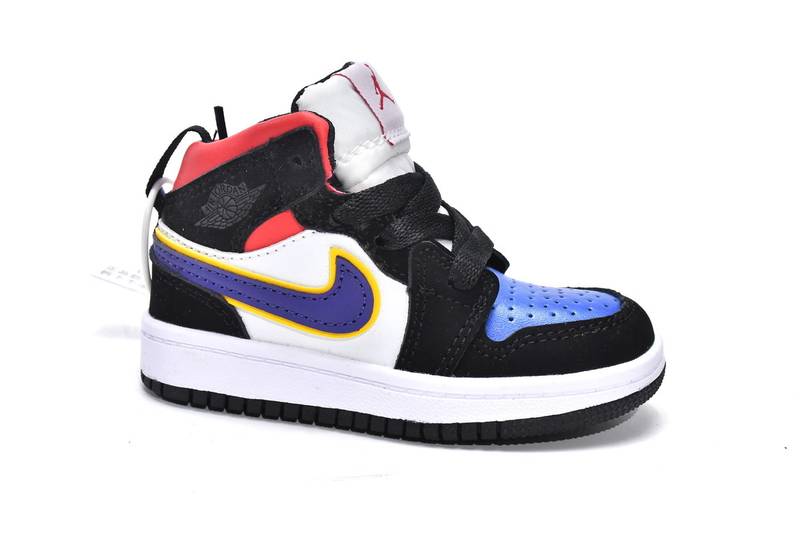 Air Jordan 1 Mid PS Lakers Top 3(Kids)