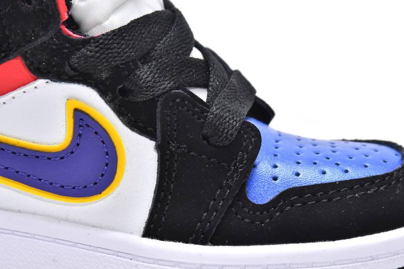 Air Jordan 1 Mid PS Lakers Top 3(Kids)