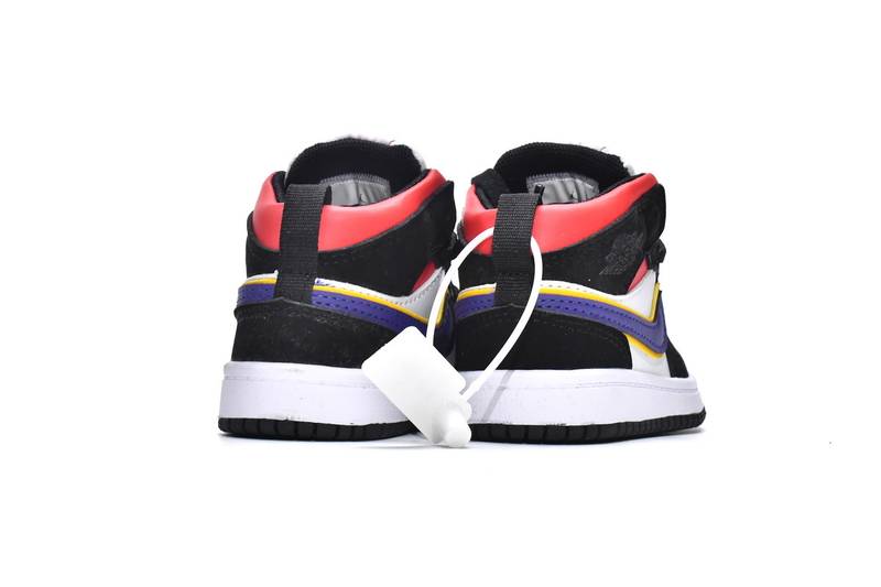 Air Jordan 1 Mid PS Lakers Top 3(Kids)
