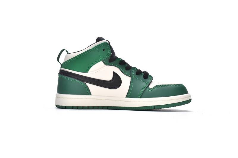 Air Jordan 1 Mid PS Pine Green(Kids)