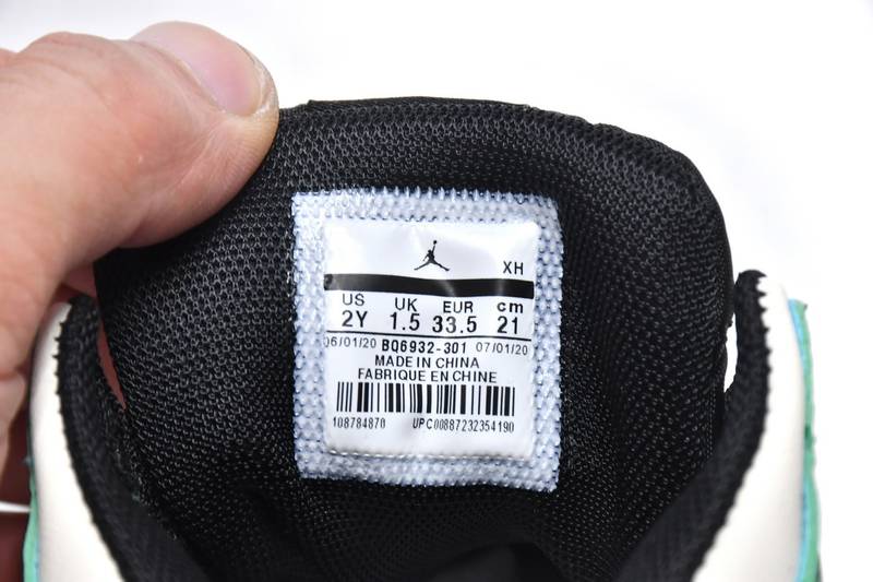 Air Jordan 1 Mid PS Pine Green(Kids)