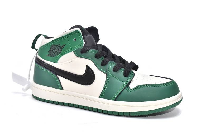 Air Jordan 1 Mid PS Pine Green(Kids)