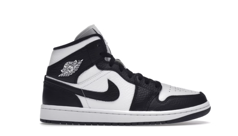Air Jordan 1 Mid Split Black White