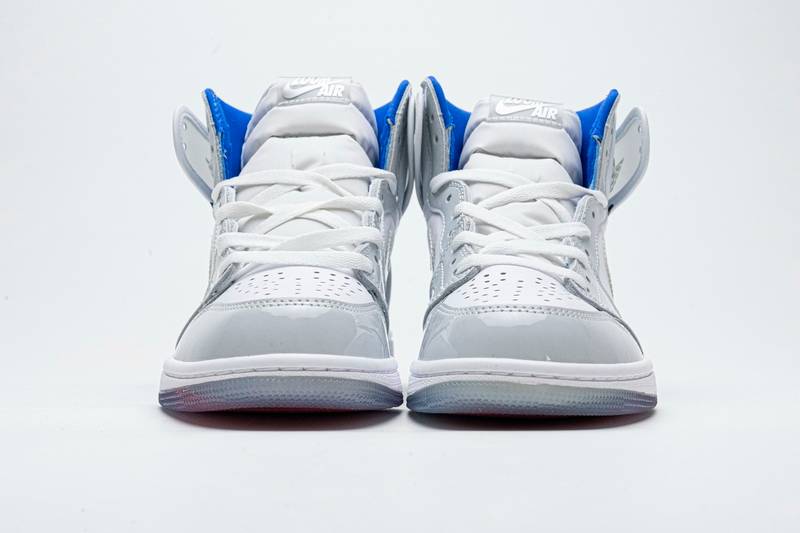 Air Jordan 1 Retro High Zoom White Racer Blue