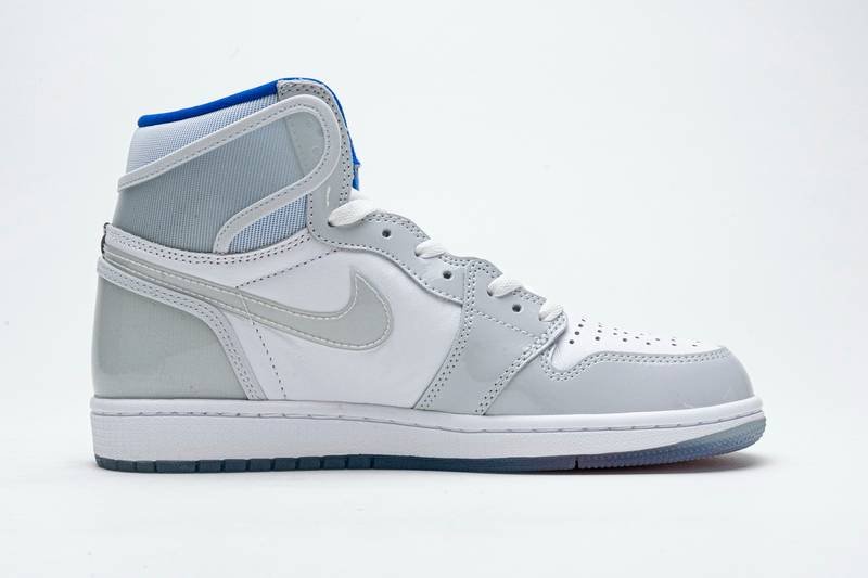 Air Jordan 1 Retro High Zoom White Racer Blue