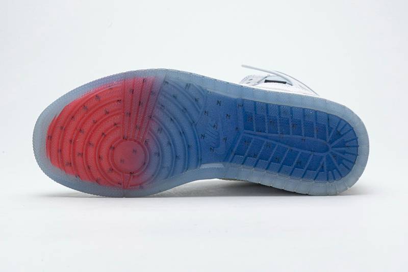 Air Jordan 1 Retro High Zoom White Racer Blue