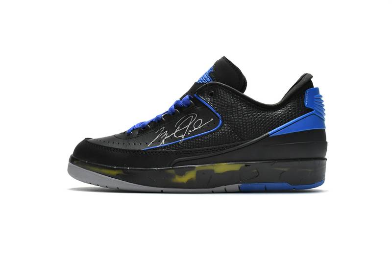 Air Jordan 2 Retro Low SP Off-White Black Blue