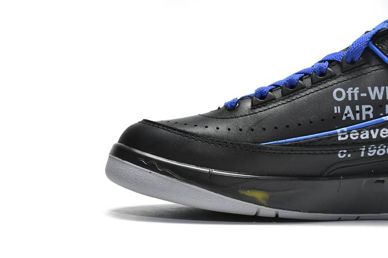 Air Jordan 2 Retro Low SP Off-White Black Blue