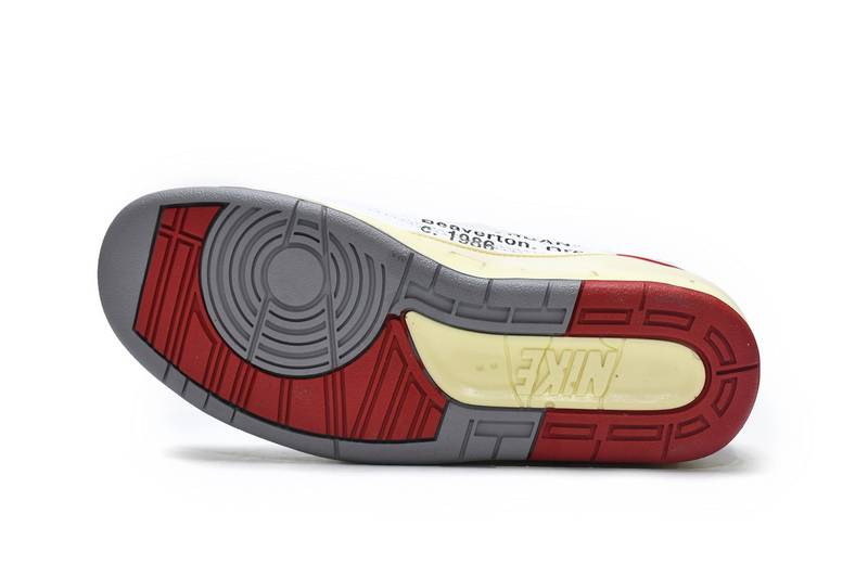Air Jordan 2 Retro Low SP Off-White White Red
