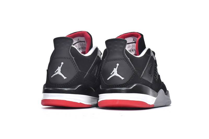 Air Jordan 4 Retro PS Bred(Kids)