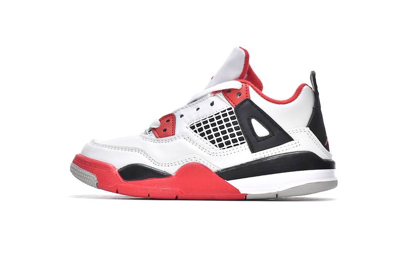 Air Jordan 4 Retro PS Fire Red(Kids)