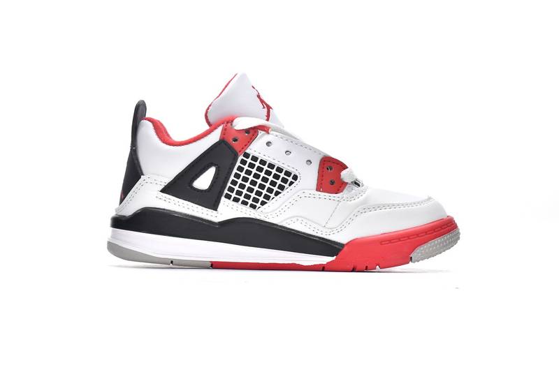 Air Jordan 4 Retro PS Fire Red(Kids)