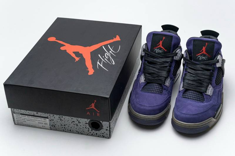 Air Jordan 4 Retro Travis Scott Purple