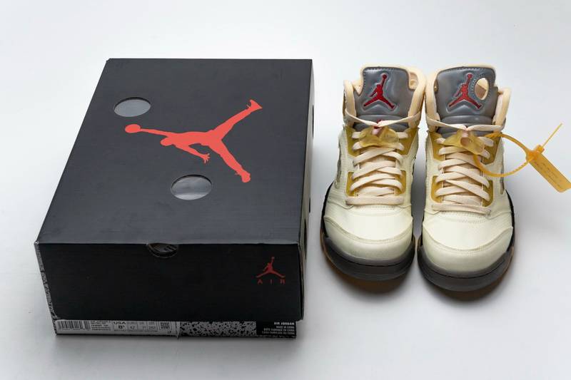 Air Jordan 5 Retro OFF-White Sail