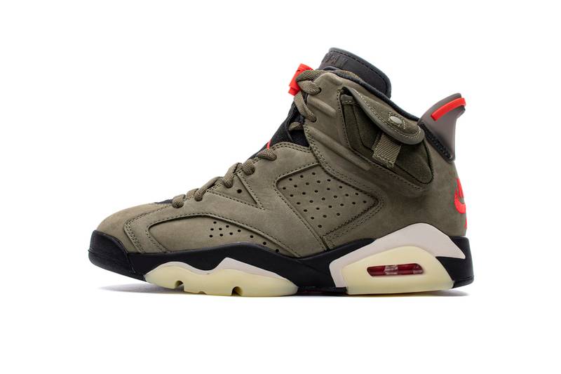 Air Jordan 6 Retro Travis Scott Medium Olive