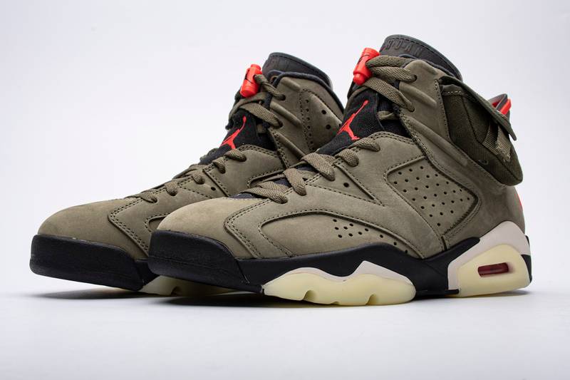 Air Jordan 6 Retro Travis Scott Medium Olive