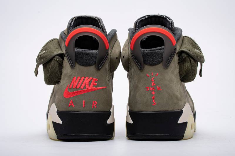 Air Jordan 6 Retro Travis Scott Medium Olive