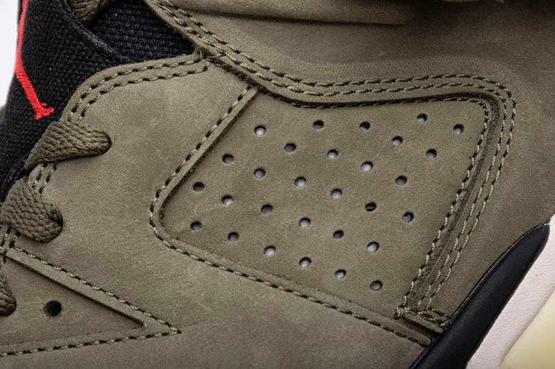 Air Jordan 6 Retro Travis Scott Medium Olive
