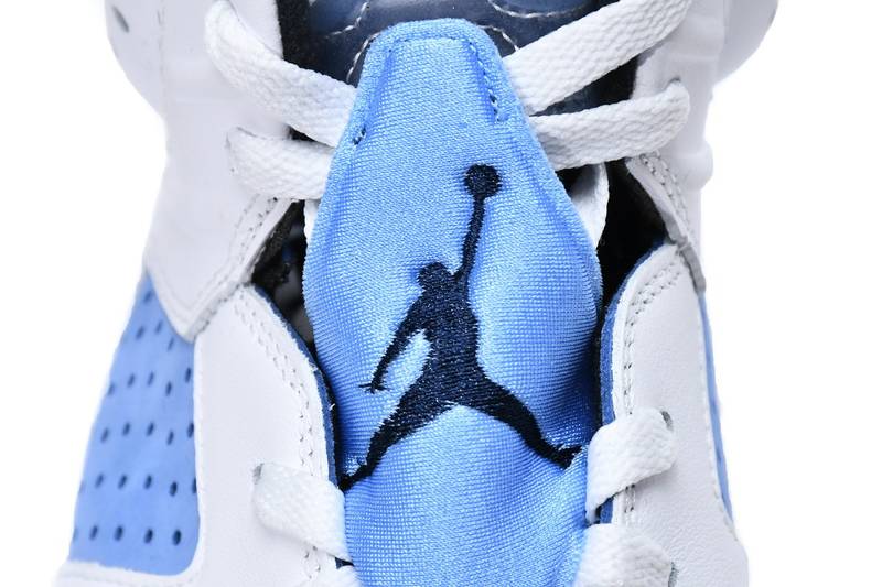 Air Jordan 6 Retro UNC White