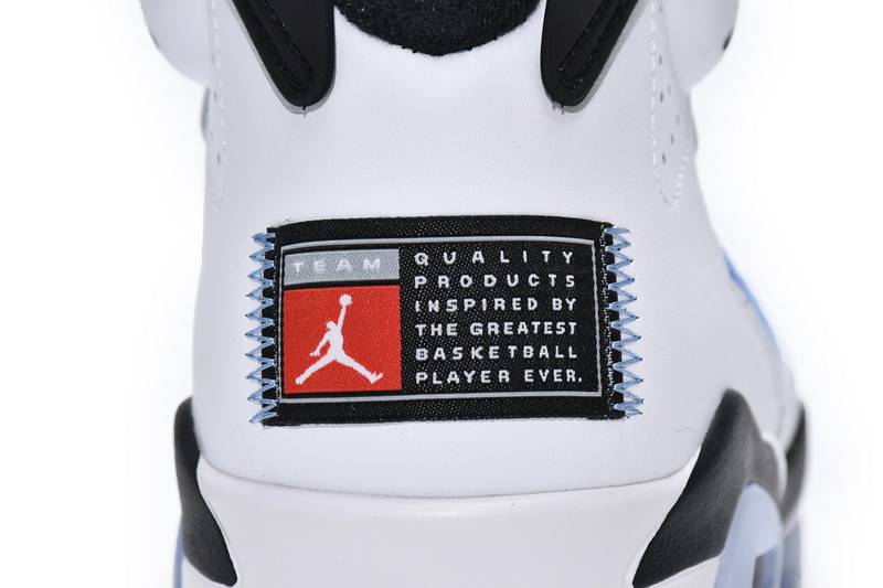 Air Jordan 6 Retro UNC White