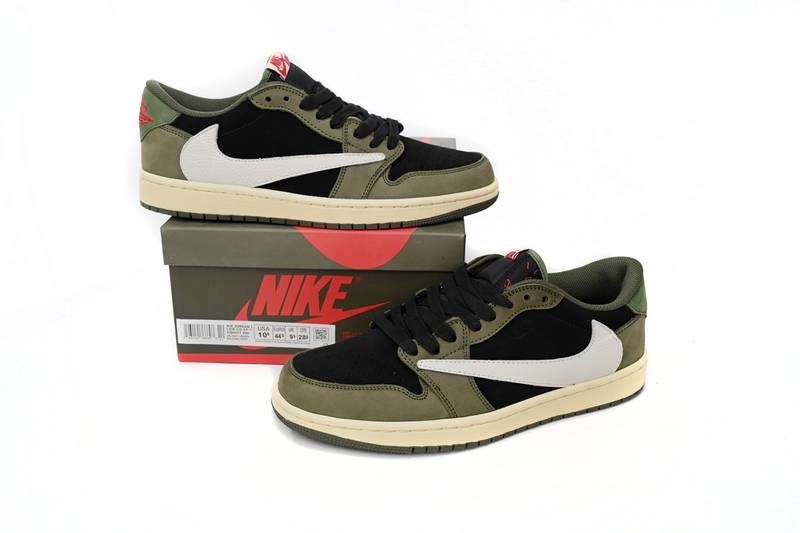 Air Travis Scott x Air Jordan 1 Low Green Barb