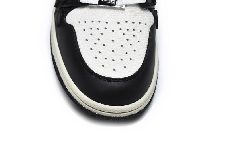 AMIRI Skel Top High Black White