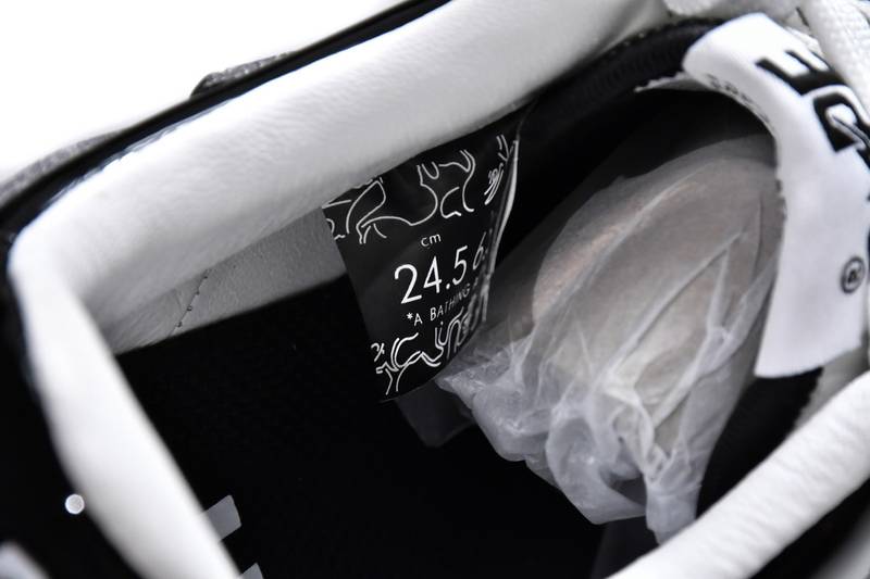 Bape Sk8 Sta Low Black and white patent leather