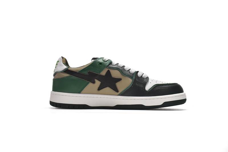 Bape Sk8 Sta Low Castle Peak black green