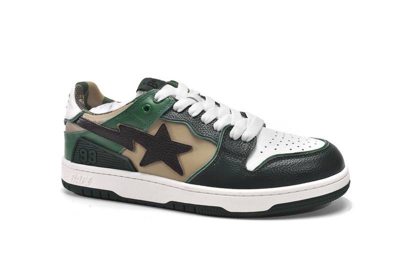 Bape Sk8 Sta Low Castle Peak black green