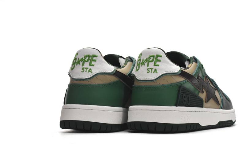 Bape Sk8 Sta Low Castle Peak black green
