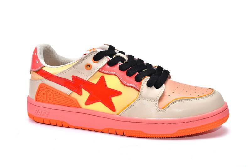 Bape Sk8 Sta Low Gradient orange