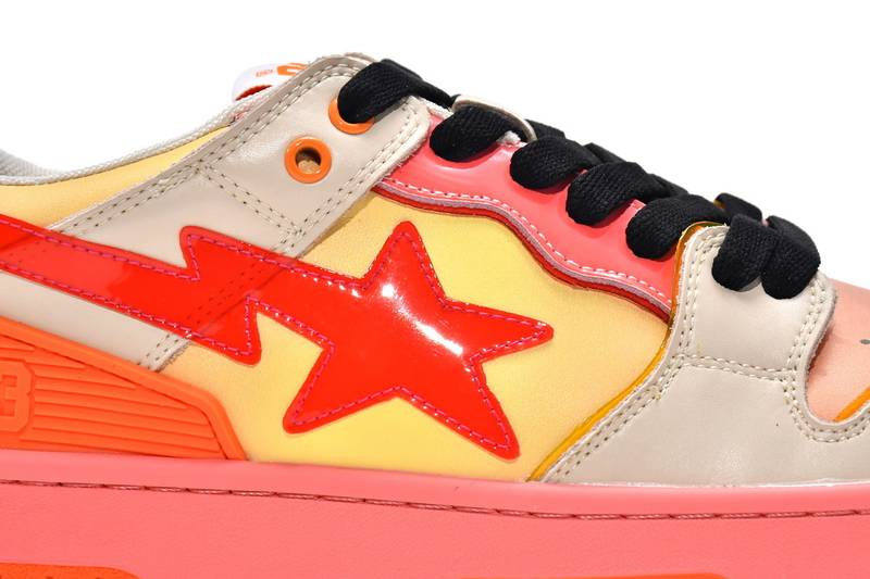 Bape Sk8 Sta Low Gradient orange