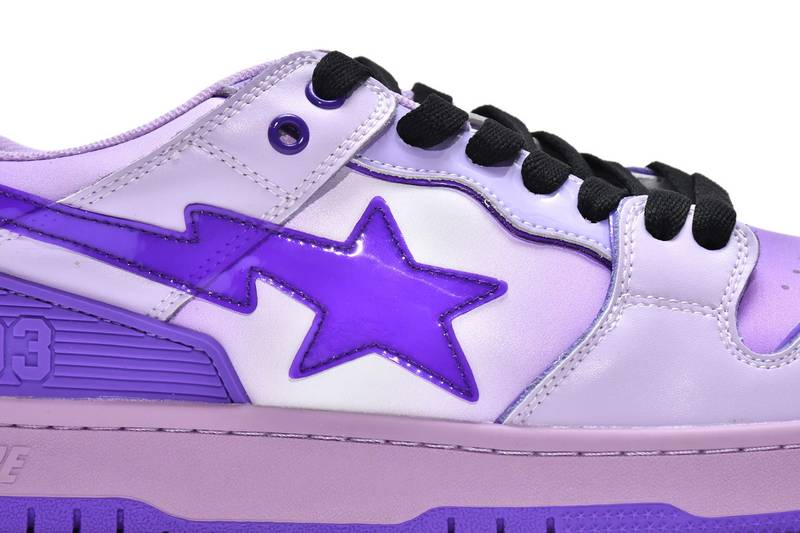 Bape Sk8 Sta Low Gradient purple