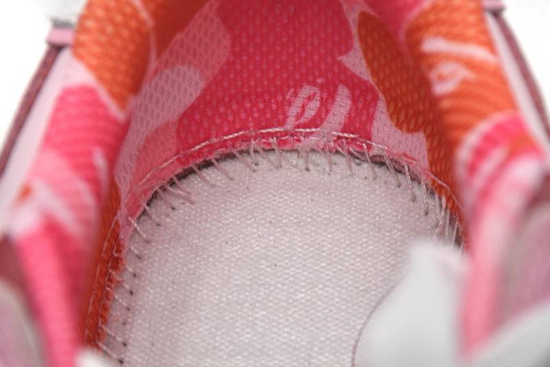 Bape Sk8 Sta Low Qingshan white red