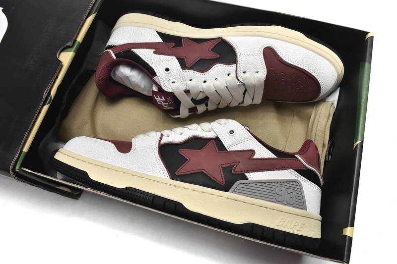 Bape Sk8 Sta Low Red Grey