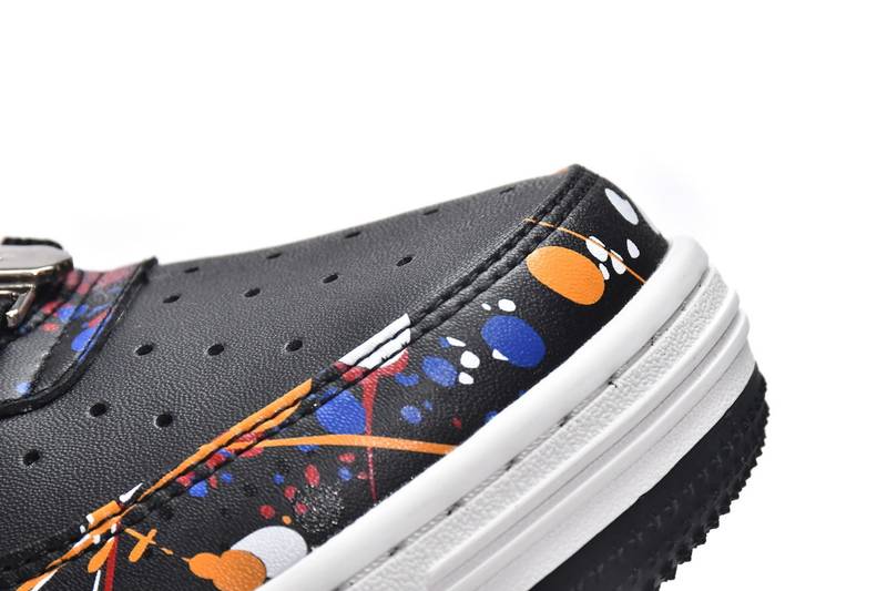 Bape Sk8 Sta Low Splash black orange