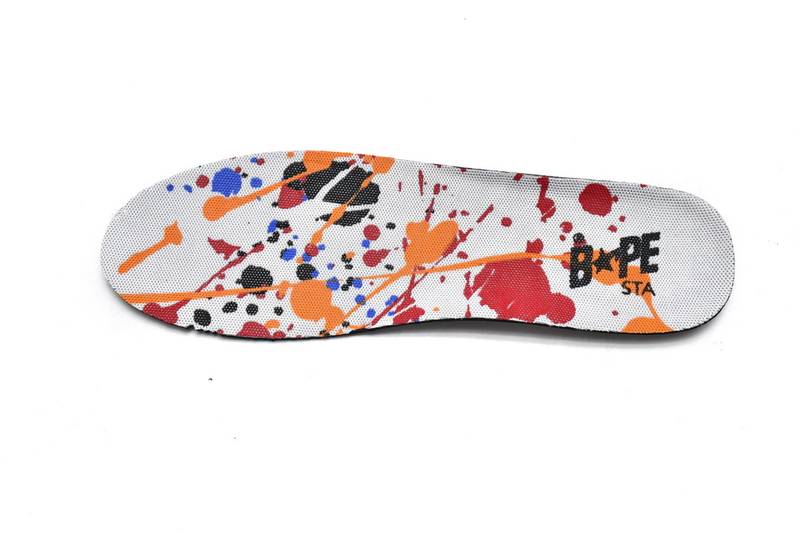 Bape Sk8 Sta Low Splash black orange