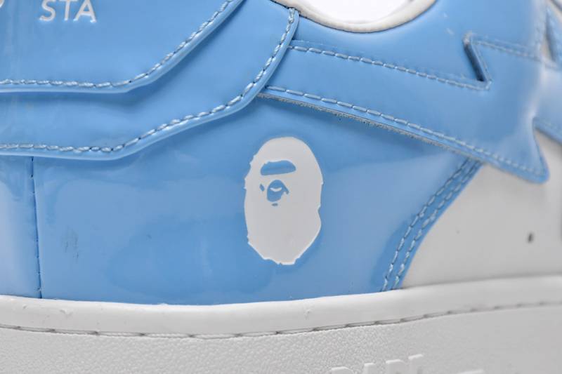 Bape Sk8 Sta Low White Blue