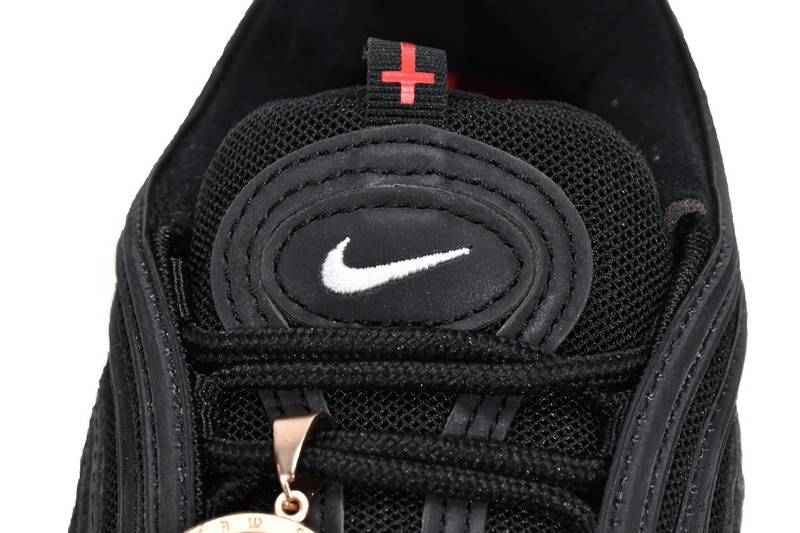 Cheap MSCHF x INRI x Nike Air Max 97 Black White Red