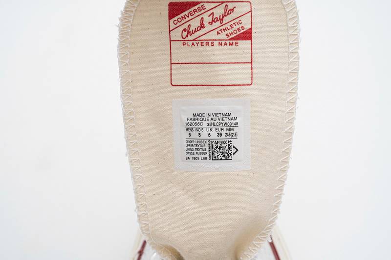 Converse Chuck 70 HI White Garnet Egret