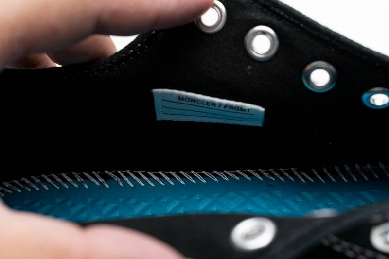 Fragment x Moncler Converse CTAS LIFT OX Black White
