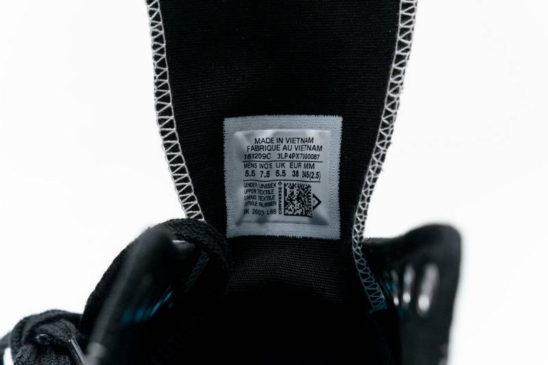 Fragment x Moncler Converse CTAS LIFT OX Black White