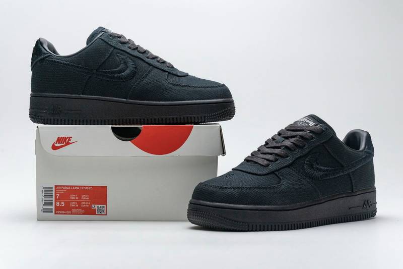 Nike Air Force 1 Low Stussy Black